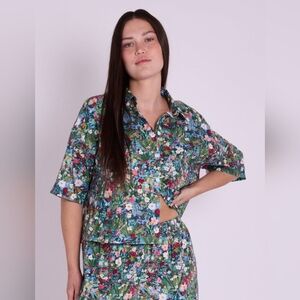 ✨️HOST PICK✨️ Muthahood Betty Spring Floral Resort Shirt